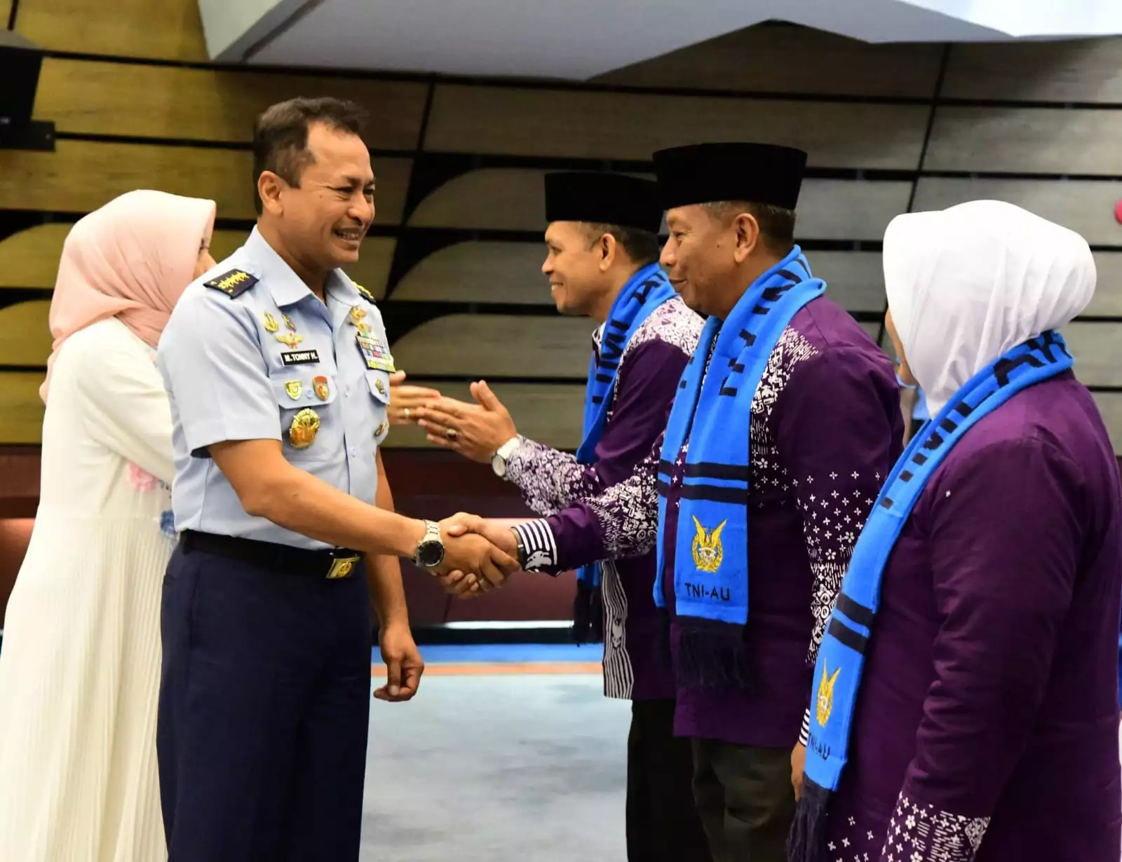 "Kasau Pimpin Acara Pelepasan Jemaah Haji TNI AU Tahun 1445 H/2024 M"